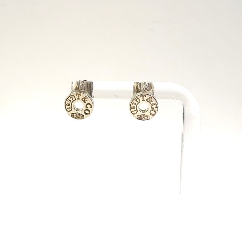 Tiffany & Co 1837 Circle Sv925 Silver Earrings