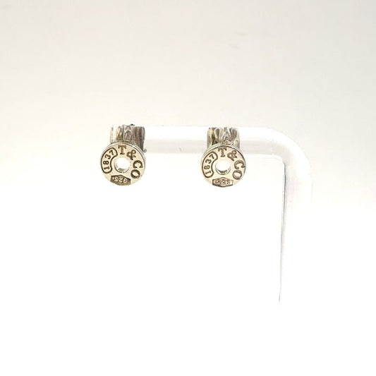 Tiffany & Co 1837 Circle Sv925 Silver Earrings
