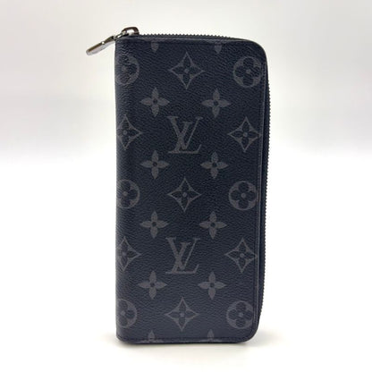Louis Vuitton Zippy Wallet Vertical Monogram Eclipse Monogram Eclipse Leather