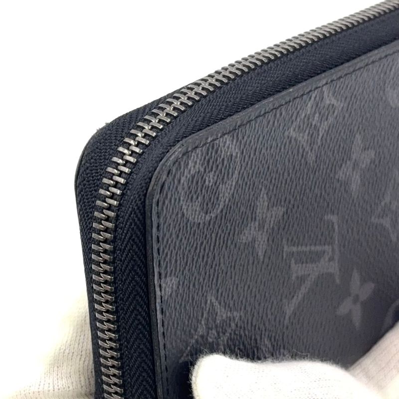 Louis Vuitton Zippy Wallet Vertical Monogram Eclipse Monogram Eclipse Leather