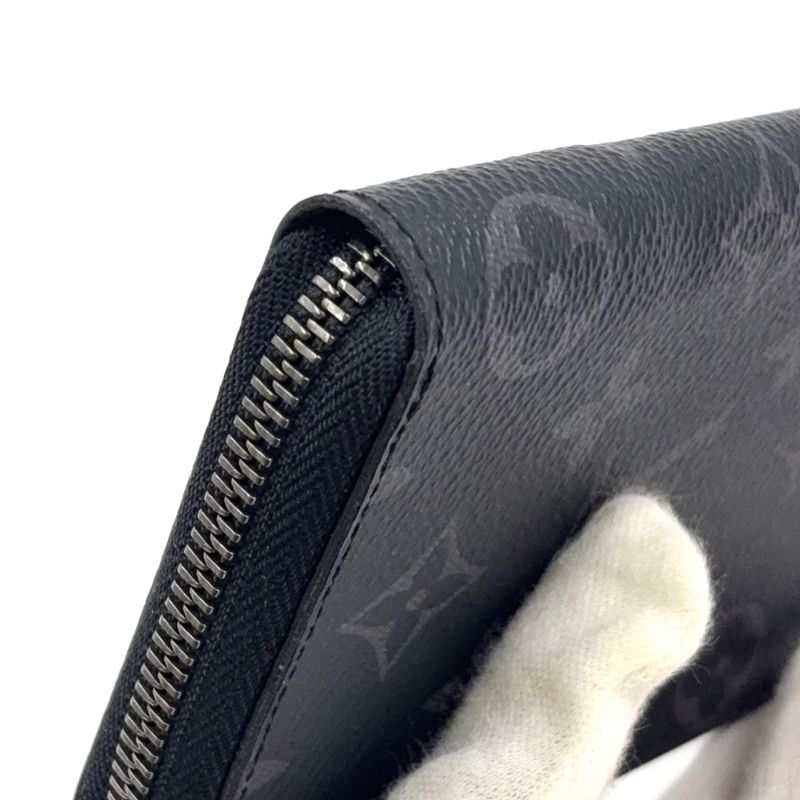 Louis Vuitton Zippy Wallet Vertical Monogram Eclipse Monogram Eclipse Leather