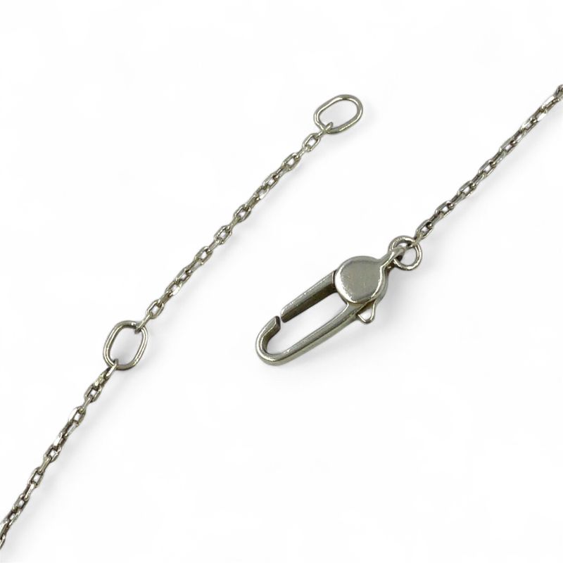 Gucci Pendant Logo Plate Sv925 Silver Necklace 223869