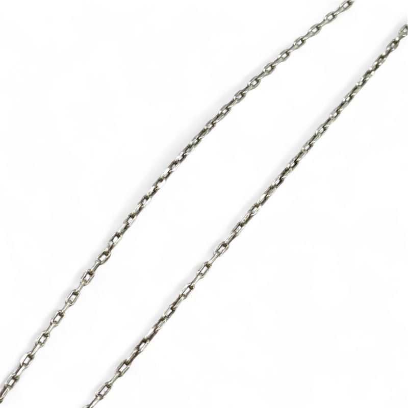 Gucci Pendant Logo Plate Sv925 Silver Necklace 223869