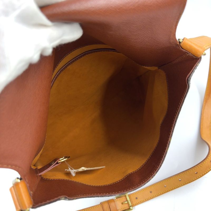 Louis Vuitton Musette Monogram Leather × PVC Brown Shoulder Bag Gold M51256