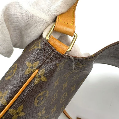 Louis Vuitton Musette Monogram Leather × PVC Brown Shoulder Bag Gold M51256