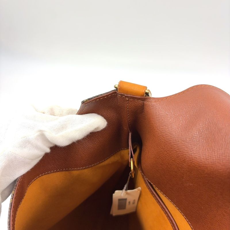 Louis Vuitton Musette Monogram Leather × PVC Brown Shoulder Bag Gold M51256