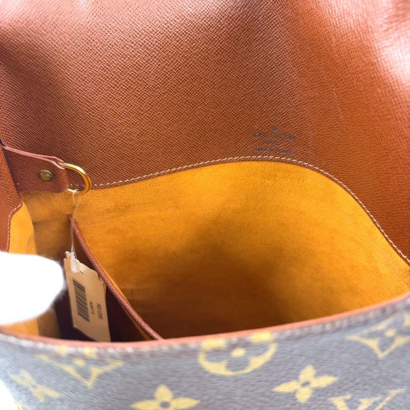 Louis Vuitton Musette Monogram Leather × PVC Brown Shoulder Bag Gold M51256