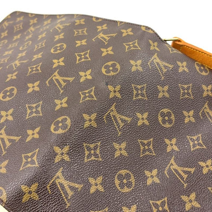 Louis Vuitton Musette Monogram Leather × PVC Brown Shoulder Bag Gold M51256