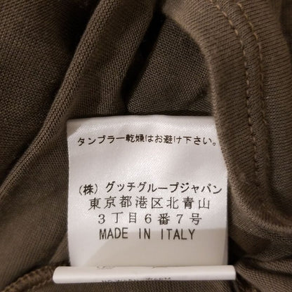 Gucci Short Sleeve Cut And Sewn Size XS Women - 142303x6049 Dark Brown Frill