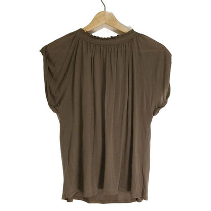 Gucci Short Sleeve Cut And Sewn Size XS Women - 142303x6049 Dark Brown Frill