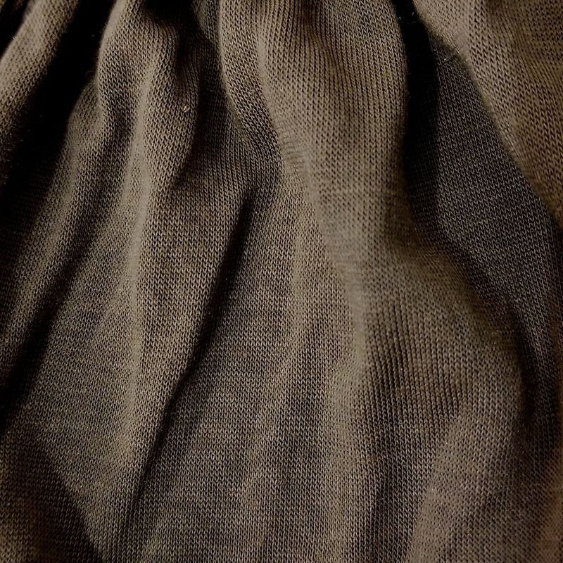 Gucci Short Sleeve Cut And Sewn Size XS Women - 142303x6049 Dark Brown Frill