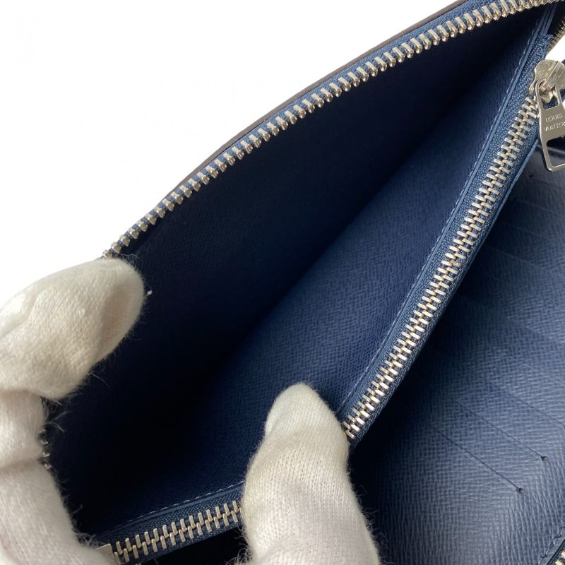 Louis Vuitton Men's Taiga Zippy Wallet Vertical Long Wallet M32837 Ca4178