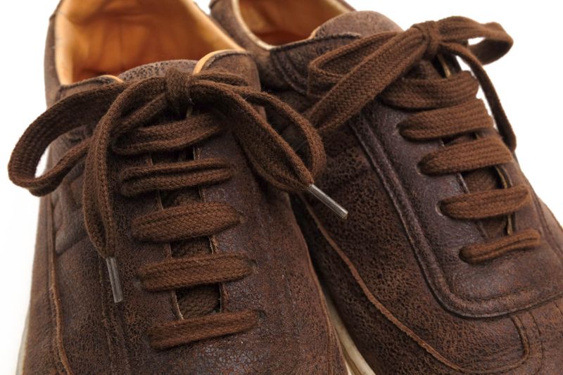 Hermes Shoes Sneakers Shoes Low Cut Men Leather Dark Brown Quicker Sneaker