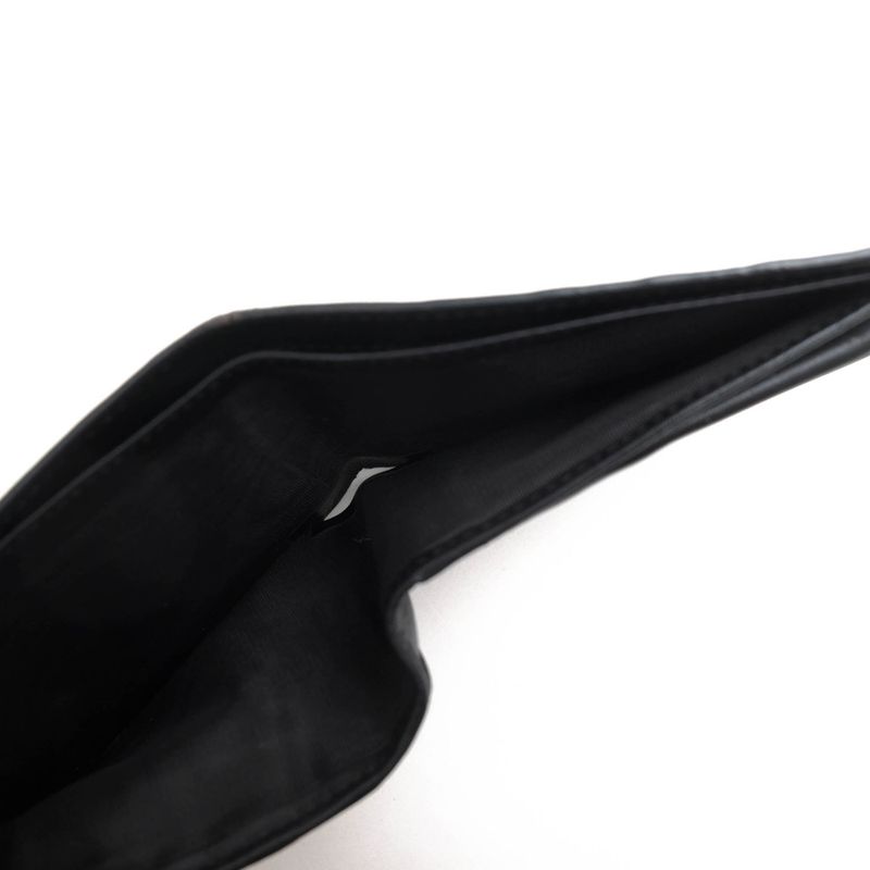 Gucci Wallet Men Leather Genuine Black 150413 534563 Micro Gucci Guccissima with Coin