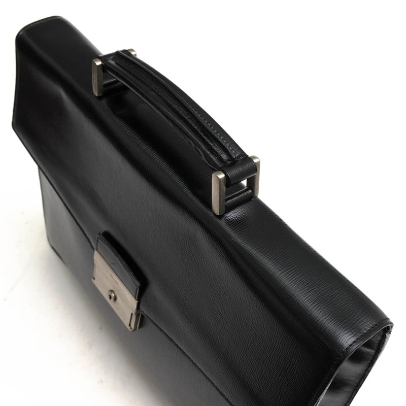 Prada Bags Briefcase Business Bag Business Men Leather Genuine Leather Black