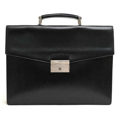 Prada Bags Briefcase Business Bag Business Men Leather Genuine Leather Black