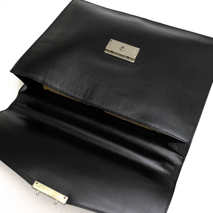 Prada Bags Briefcase Business Bag Business Men Leather Genuine Leather Black
