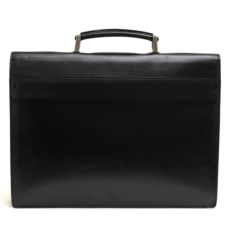 Prada Bags Briefcase Business Bag Business Men Leather Genuine Leather Black