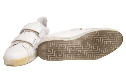 Gucci Shoes Sneakers Shoes Low Cut Ladies Women Leather Genuine White 138733