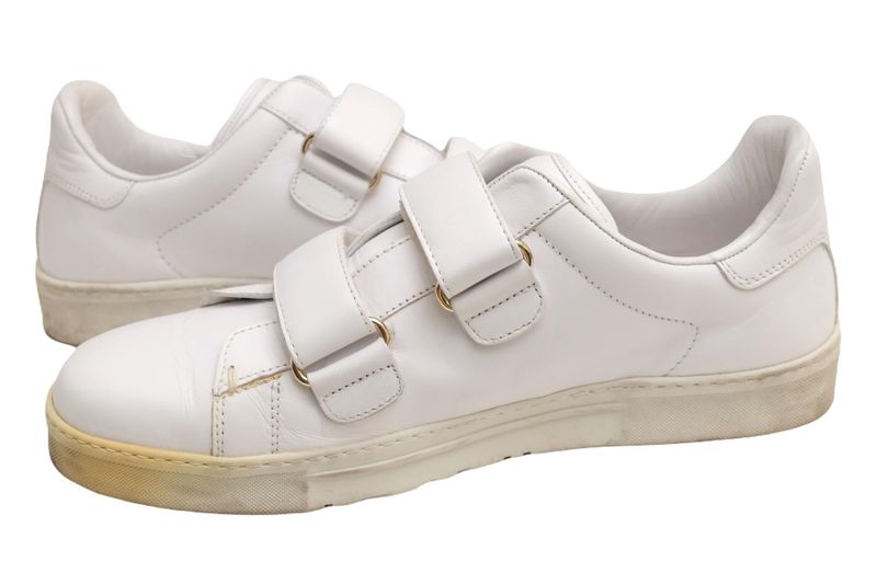 Gucci Shoes Sneakers Shoes Low Cut Ladies Women Leather Genuine White 138733