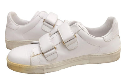 Gucci Shoes Sneakers Shoes Low Cut Ladies Women Leather Genuine White 138733