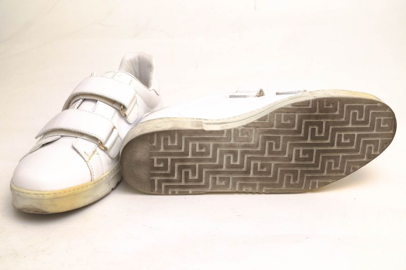 Gucci Shoes Sneakers Shoes Low Cut Ladies Women Leather Genuine White 138733