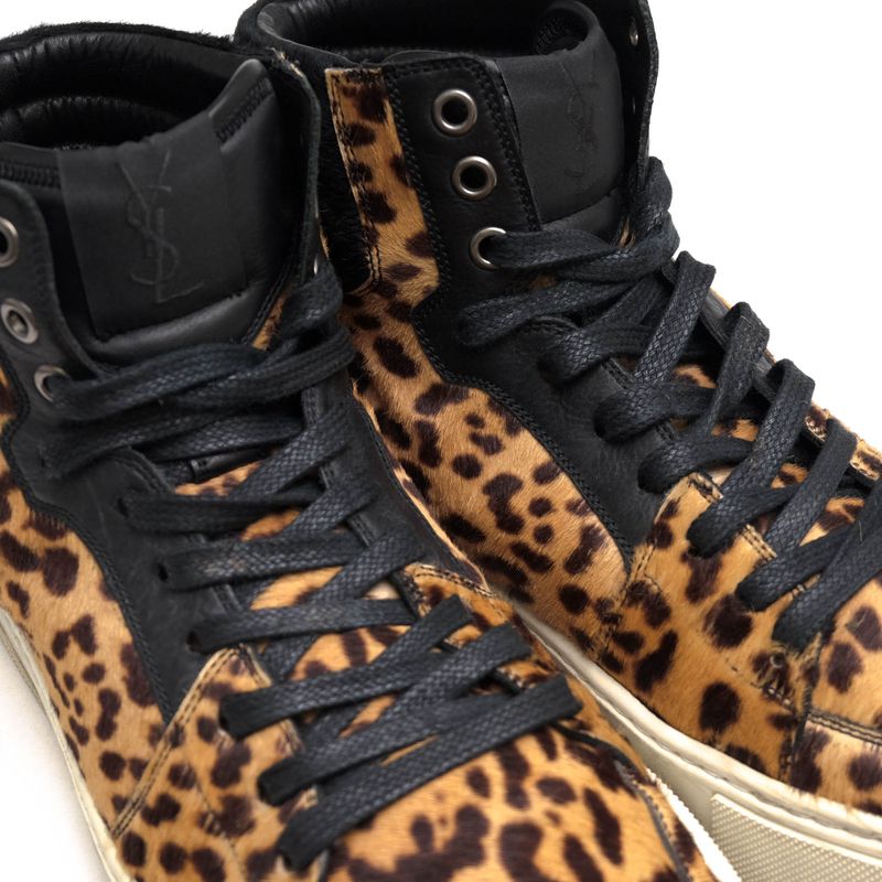 Saint Laurent/Yves Saint Laurent Shoes Sneakers Shoes High Cut Men Leather
