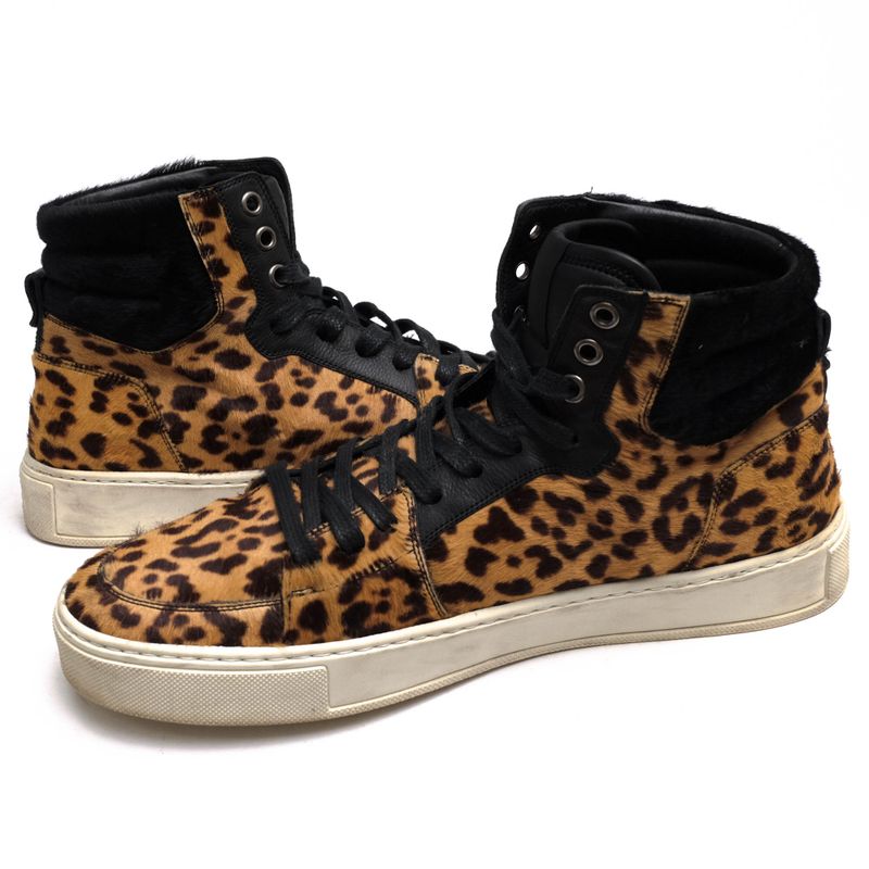 Saint Laurent/Yves Saint Laurent Shoes Sneakers Shoes High Cut Men Leather