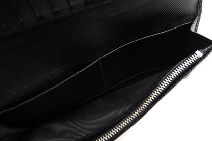 Prada Long Wallet Men Leather Genuine Black 2mv836 Portafverticgrande with Coin
