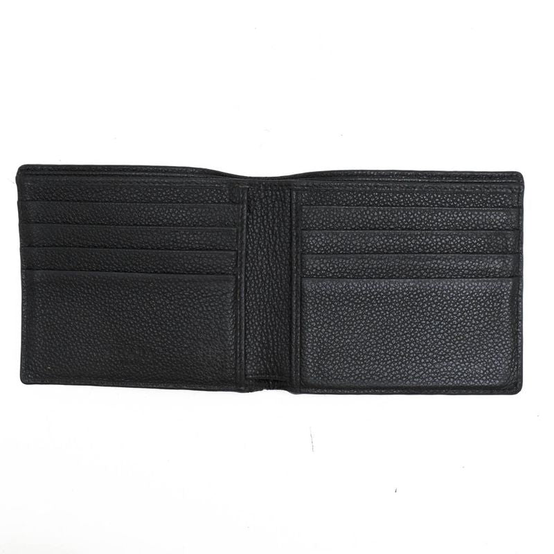 Prada Wallet Men Wallet Leather Genuine Leather Black 2mo513 Vitmicro Grain