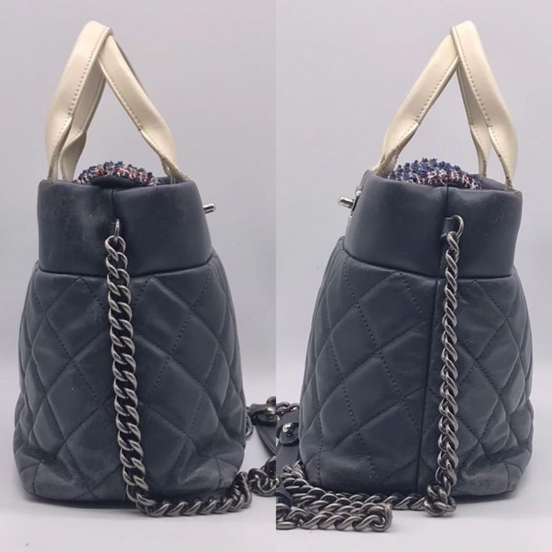 Chanel Lambskin Quilted Tweed Shoulder Bag Price Negotiation Welcome