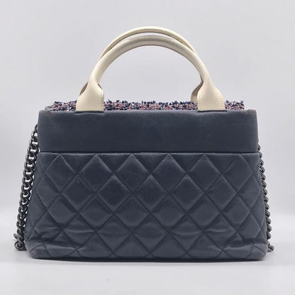 Chanel Lambskin Quilted Tweed Shoulder Bag Price Negotiation Welcome