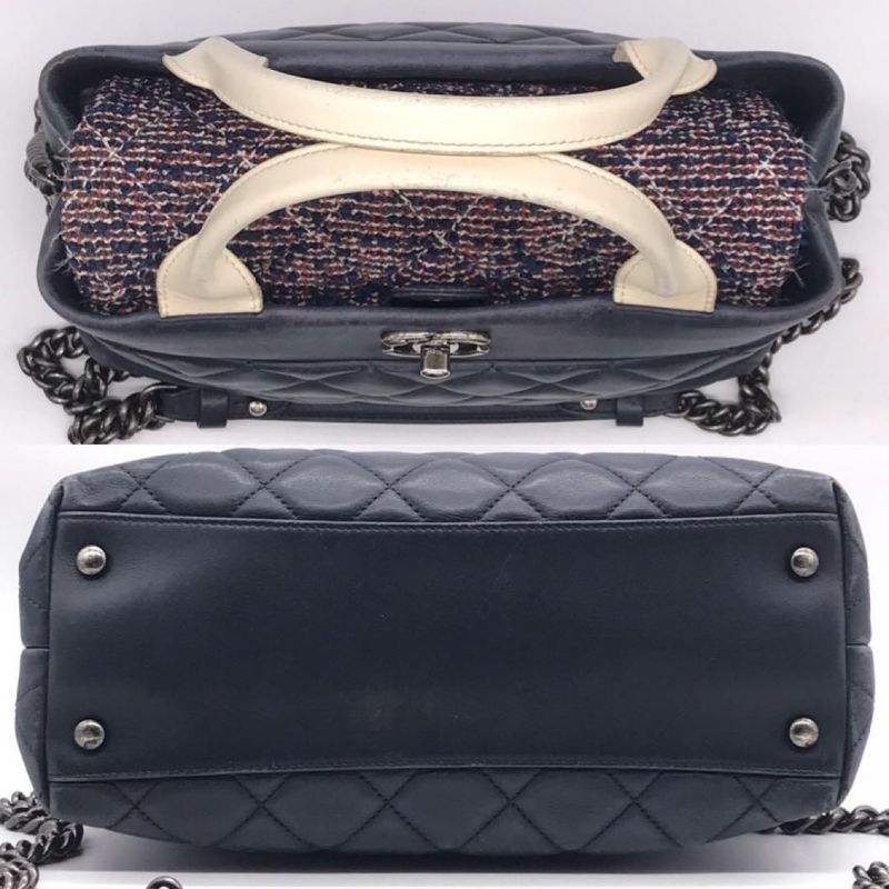 Chanel Lambskin Quilted Tweed Shoulder Bag Price Negotiation Welcome