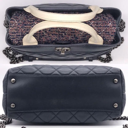 Chanel Lambskin Quilted Tweed Shoulder Bag Price Negotiation Welcome