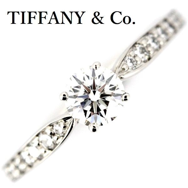 Tiffany & Co Harmony 042ct F-vs2-3ex Diamond Ring Pt950
