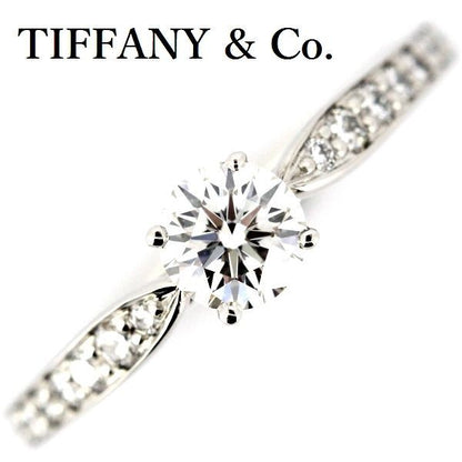 Tiffany & Co Harmony 042ct F-vs2-3ex Diamond Ring Pt950