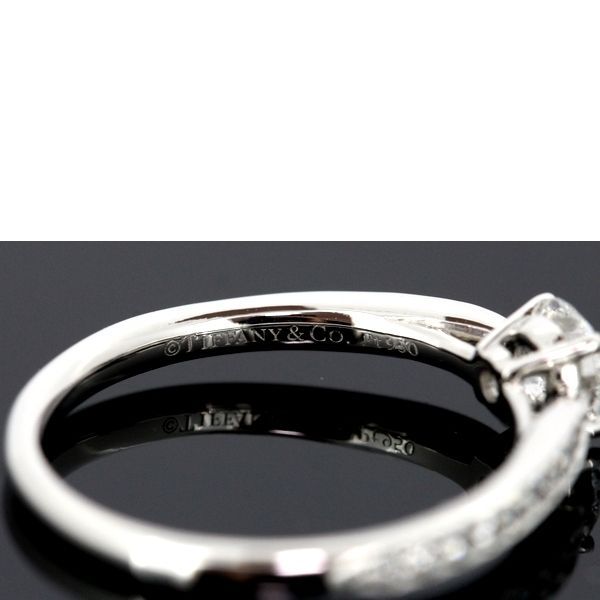 Tiffany & Co Harmony 042ct F-vs2-3ex Diamond Ring Pt950