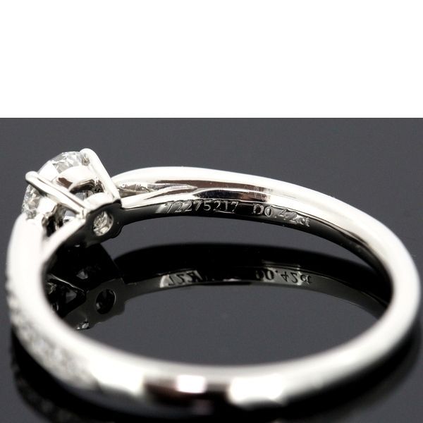 Tiffany & Co Harmony 042ct F-vs2-3ex Diamond Ring Pt950