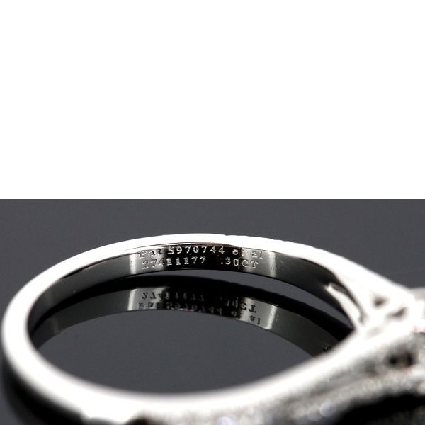 Tiffany & Co Lucida 030ct D-vvs1-ex Diamond Ring Pt950