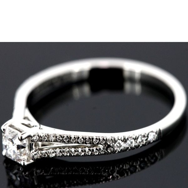 Tiffany & Co Lucida 030ct D-vvs1-ex Diamond Ring Pt950