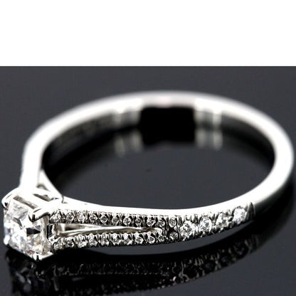Tiffany & Co Lucida 030ct D-vvs1-ex Diamond Ring Pt950