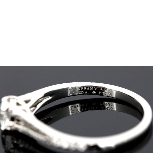 Tiffany & Co Lucida 030ct D-vvs1-ex Diamond Ring Pt950