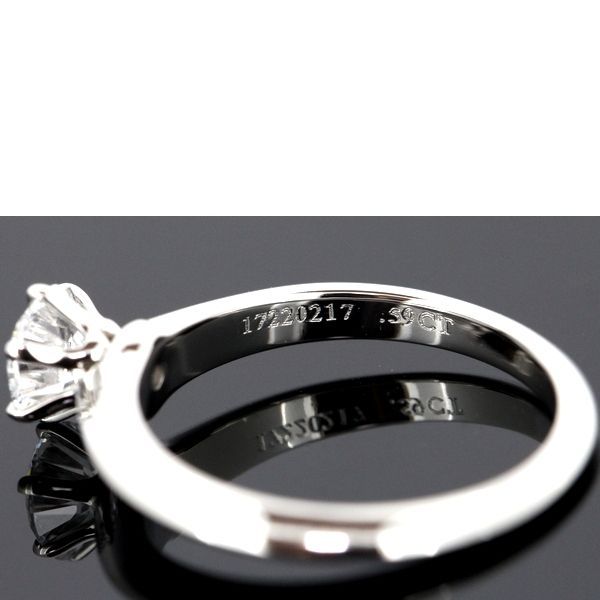 Tiffany & Co Solitaire 059ct Diamond Ring D-vs1 Pt950