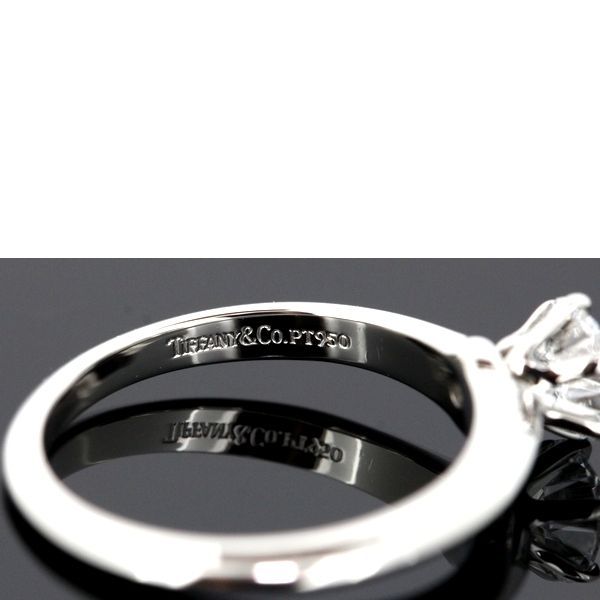 Tiffany & Co Solitaire 059ct Diamond Ring D-vs1 Pt950