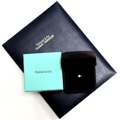 Tiffany & Co Solitaire 059ct Diamond Ring D-vs1 Pt950