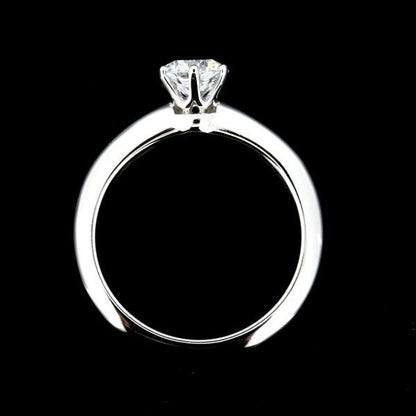 Tiffany & Co Solitaire 059ct Diamond Ring D-vs1 Pt950