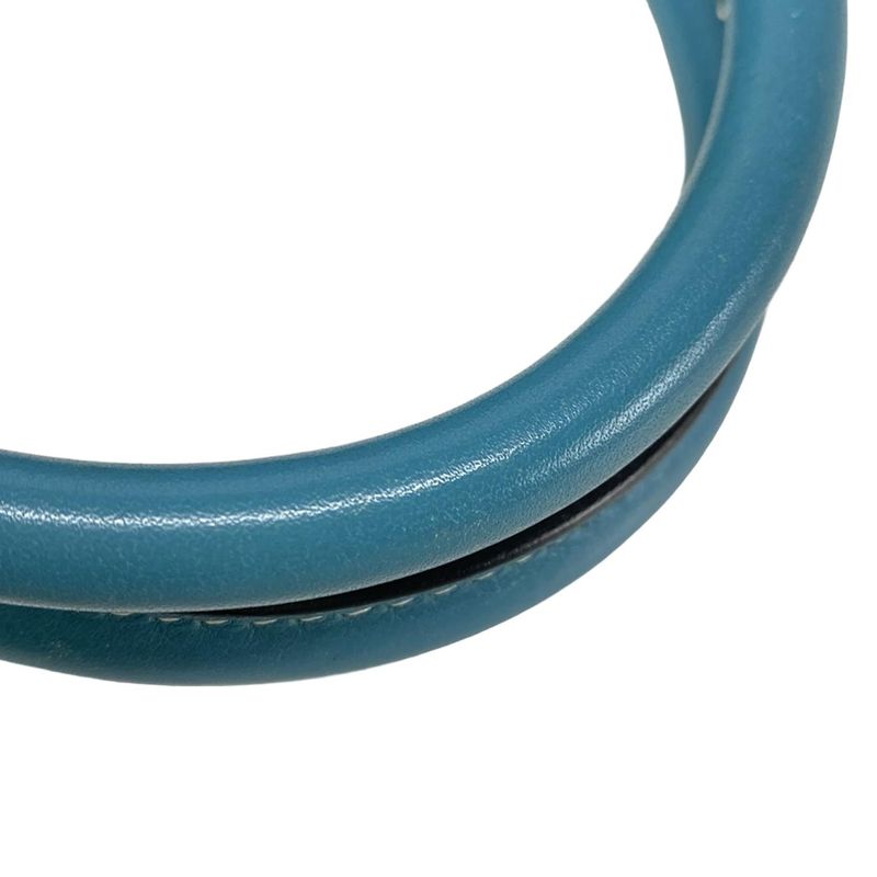 Hermes Bolide 1923 31cm (1220in) Blue Jean Silver Hardware