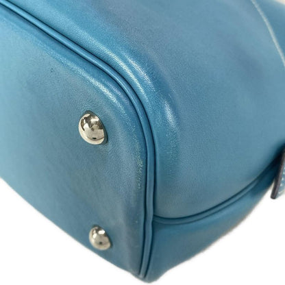 Hermes Bolide 1923 31cm (1220in) Blue Jean Silver Hardware