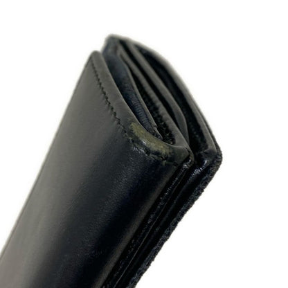 Gucci Long Wallet Jackiegg Pattern Black Leather