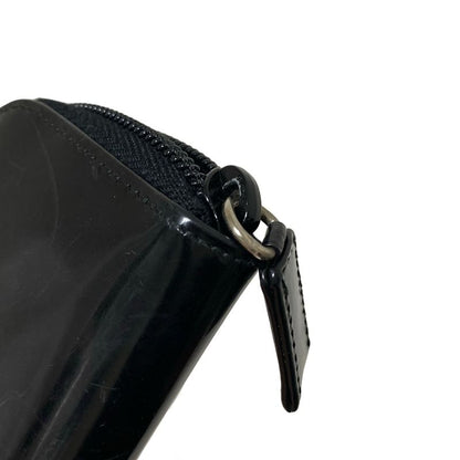 Prada Coin Case - Black Round Zipper Leather